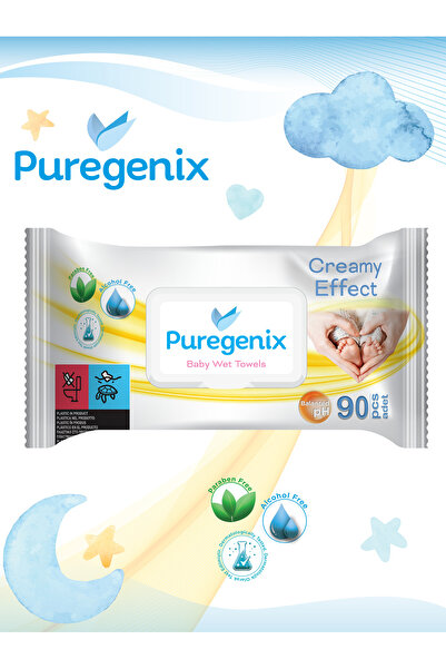 Puregenix Bebek Islak Mendil 24x90'lı Paket 2160 Yaprak
