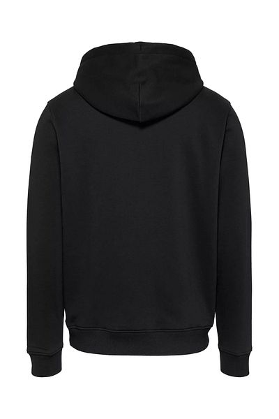Tommy Hilfiger Men's Gold Lettering Hooded Sweatshirt - Black