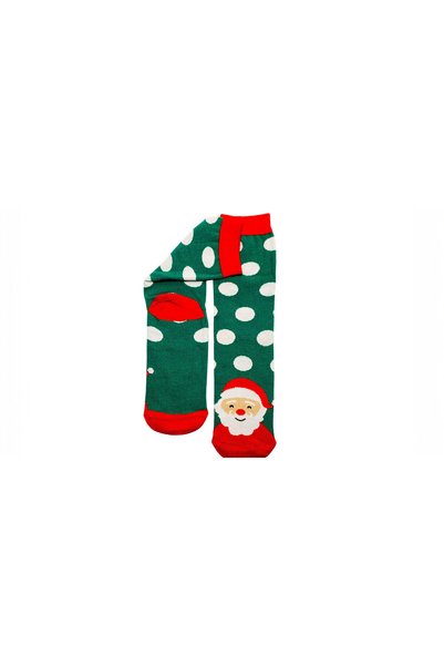 Generic Brand Christmas Gift New Year's Gift Socks Santa Cozy Santa Claus Patterned Christmas Stocking