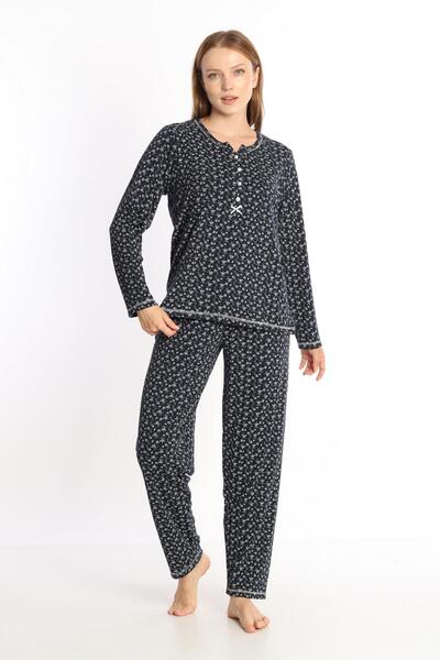 Etoile 100% бавовна, довгі рукави, жіночий піжамний комплект