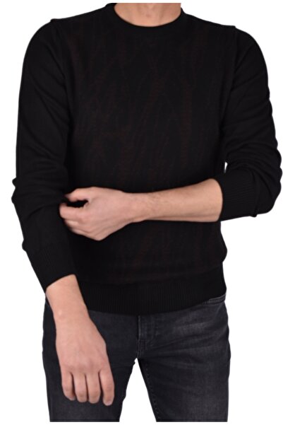 Brango BRG-21205 BİSİKLET YAKA DESENLİ KAZAK