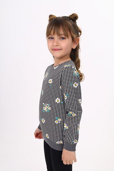 Toontoy Daisy Printed Girl's Sweatshirt