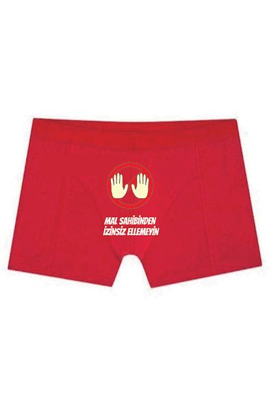 BoxerMasters Doesn'T Ell Printed Red Men's Boxers
