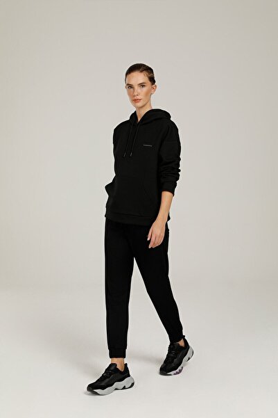 lumberjack Ως 00712276 101056957 1w Ct695 Camıla Jogger 1pr Γυναικεία αθλητική φόρμα κάτω μαύρη αθλητική φόρμα