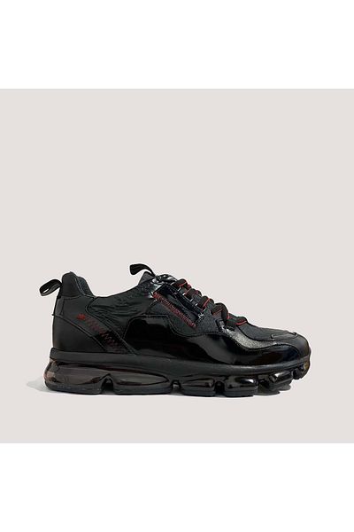 MARCOMEN 16065 Men's Leather Casual Shoes - Black - 41