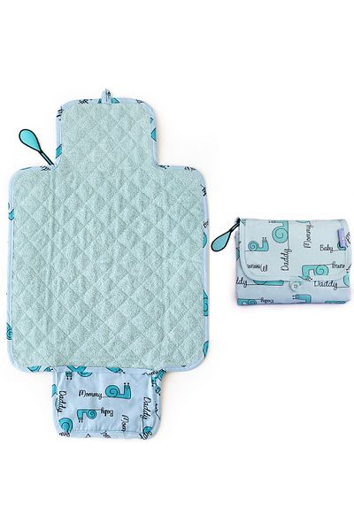 Milk & Moo Milk&moo Sangaloz Baby Changing Pad, Waterproof Portable Changing Pad Clutch