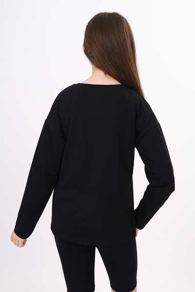 Toontoy Κορίτσι - Φούτερ με τύπωμα με τσέπη στο επάνω μέρος