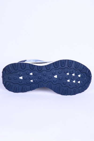 Pierre Cardin 10106 Διχτυωτό ψηλό πάτο, εύκαμπτο άνετο πάτο, λευκό-μπλε καθημερινά γυναικεία αθλητικά παπούτσια