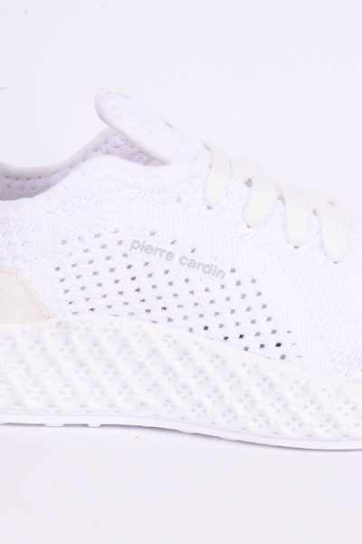 Pierre Cardin 30680 Άνετη σόλα με δίχτυ, εύκαμπτα λευκά καθημερινά γυναικεία αθλητικά παπούτσια