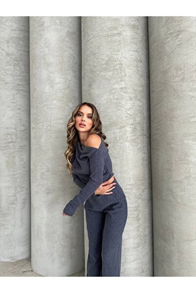 khar Комплект з топа і спідниці з низьким рукавом