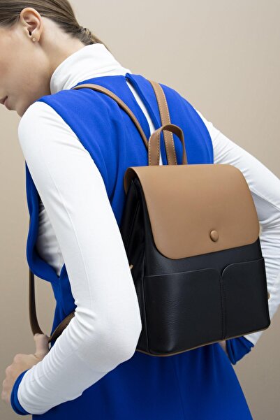 Matthew Cox Byn2244 Чорний-A.Camel Жіночий рюкзак