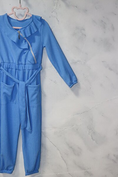 FESSHERA Salopetă elegantă pentru fete cu curea cu volane specială pentru prințese