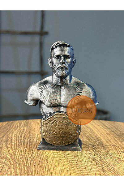 TURUNCUHANE Conor McGregor Büstü MMA Boks Karakter Figürü 12 Cm Hediyelik Mas...