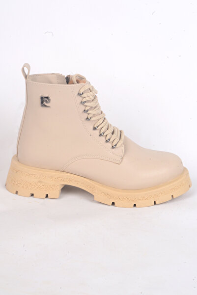 Pierre Cardin 54193 Ortapedik Taban Bğcıklı Geniş Tabanlı Hafifi Topuklu Krem...