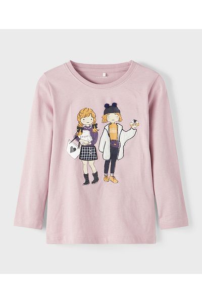Name it Printed Long Sleeves T-Shirt - Mauve Shadows