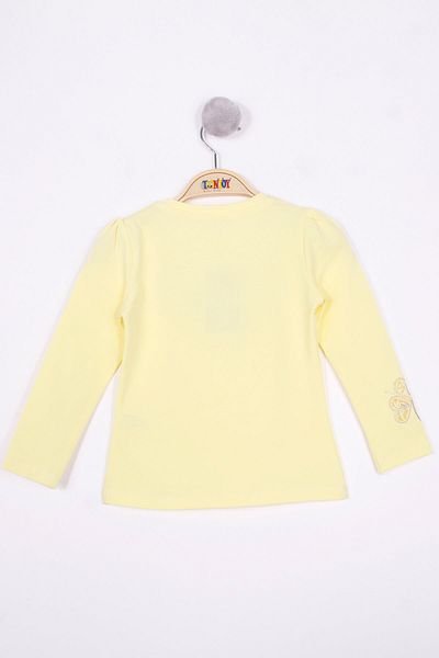 Toontoy Clover Embroidered Girl's Sweatshirt
