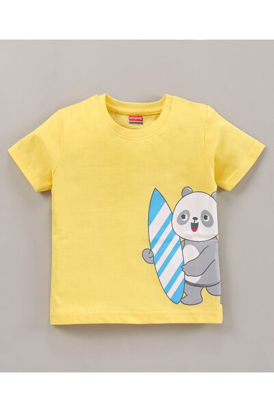 Babyhug Babyhug Half Sleeves T-shirt Printed Pack of 5 - Multicolor