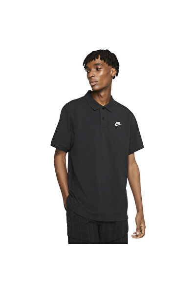 Nike Тениска Sportswear Polo, Черна, Мъжка