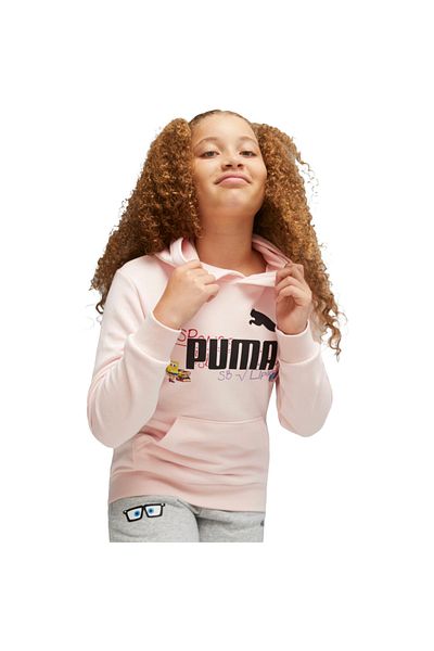 Puma Kapucňa Puma x Spongebob Squarepants, ružová, detská