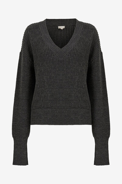 W Collection Antrasit V Yaka Kazak