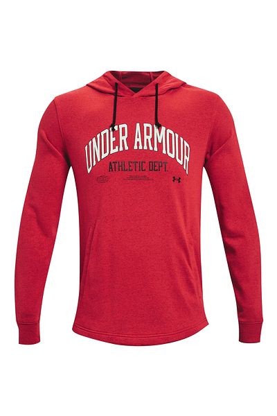 Under Armour Hood Under Armour Rival Terry, Red, Men