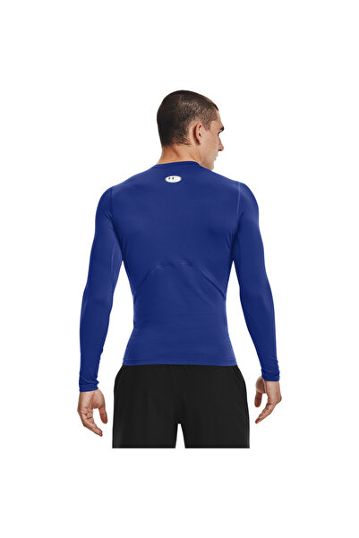 Under Armour Μπλούζα Under Armour HeatGear Armor Comp LS, Μπλε, Ανδρικά