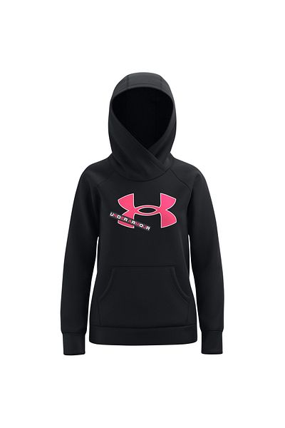 Under Armour Logo s kapucí Under Armour Rival Fleece, černé, dětské