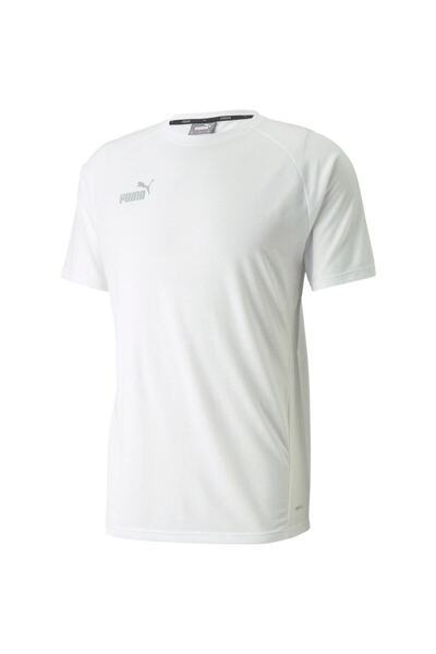 Puma Tričko Puma Teamfinal Casuals Tee, Bílé, Pánské