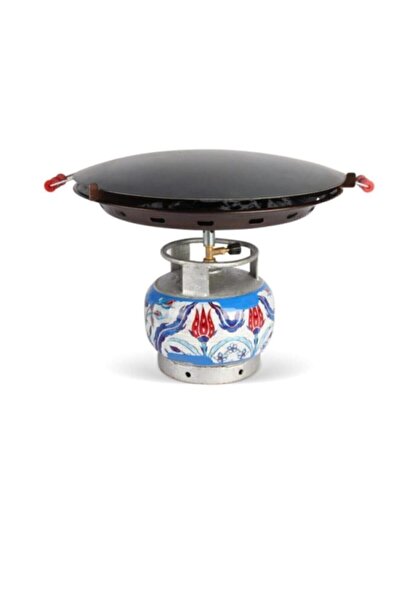 GÜRYAN Portatif Çift Yönlü Piknik Tüpü Sacı 45 Cm Kavurma - Yufka - Gözleme Sacı