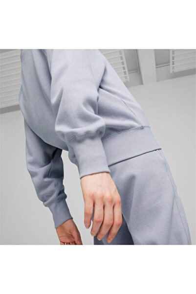 Puma Dámská blůza Puma Classics šedá Relaxed Crew