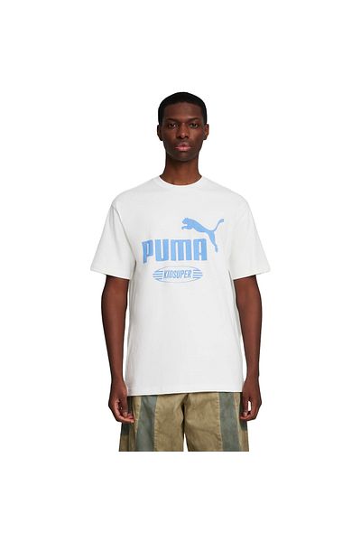Puma Ανδρικό γραφικό μπλουζάκι Puma X Kidsuper White