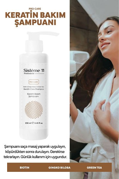 Sistéme 11 System 11 Salt-Free Keratin Care Shampoo 250 ml 8684091009245
