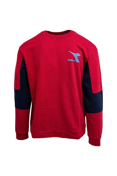 Diadora Pánska červená blúzka Diadora Crew Shield