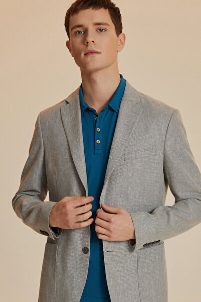 W Collection Koyu Mavi Parça Boyama T-shırt