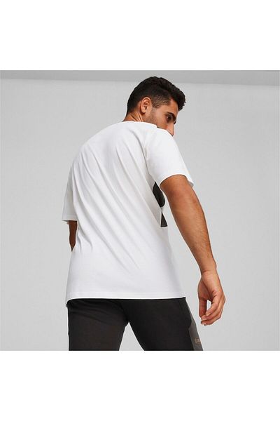 Puma Tricou Puma King Top Tee, Alb, Barbati
