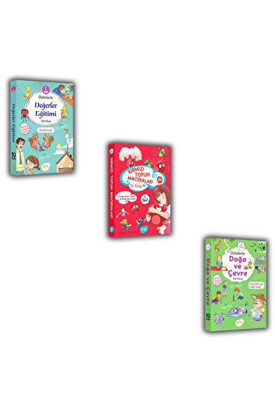 Yuva Yayınları Yuva Yayınları 1.Sınıf Hikayeler 10'lu Setler Değerler Doğa ve...