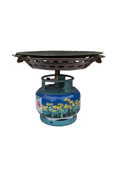 gülsan Asvera - Tüplü Sac 45 Cm Tüp Üstü Katmer Kavurma Sacı Çift Fonksiyanel