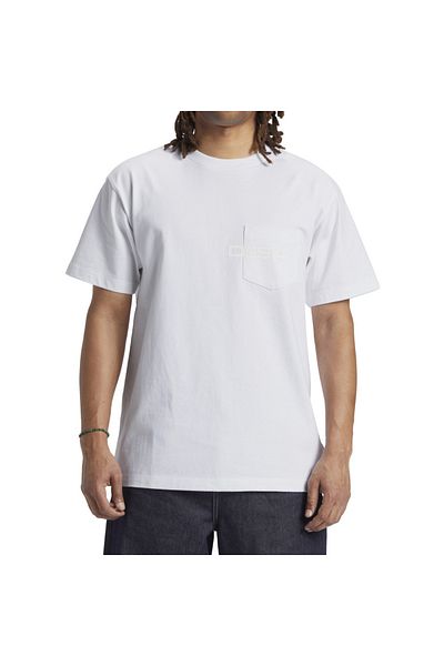 DC Shoes Μοντέλο 1994 DC Shoes Λευκό ανδρικό μπλουζάκι - κοντομάνικο πλεκτό
