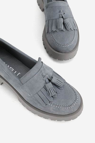 TUNAELLİ PANTOFI DE FEMEIE, PIELE NATURALĂ,