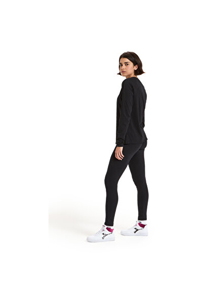 Diadora T-shirt Diadora Ls Blink, Black, Women