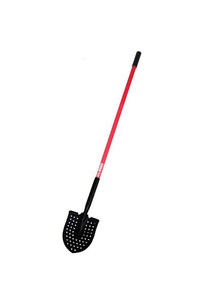 Bully Tools 9W 14-Gauge Round Point Mud Shovel with Fiberglass Handle