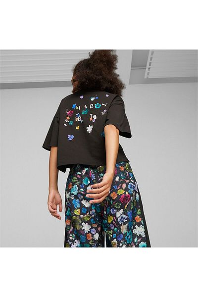 Puma Μπλούζα Puma X Liberty Graphic, Μαύρο, Γυναικείο