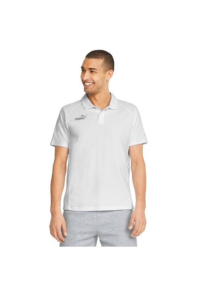 Puma Tričko Puma Teamfinal Casuals Polo, šedé, pánské