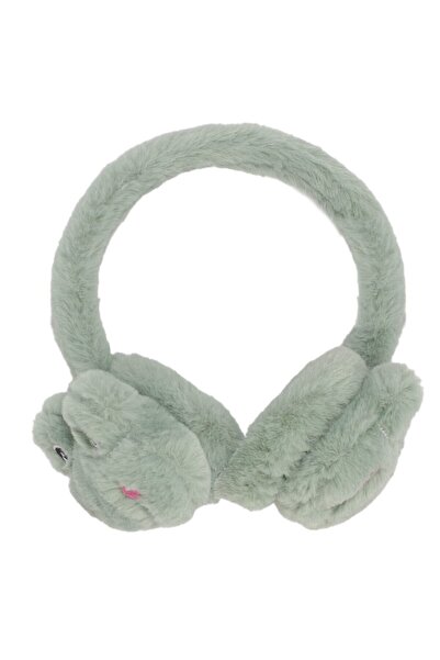 bebegen Girl's Green Frog Plush Headphones