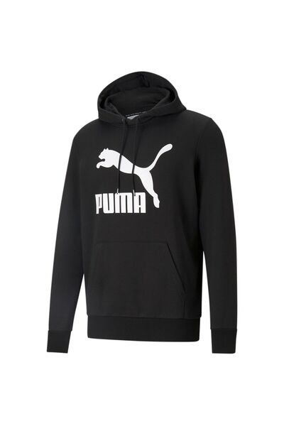 Puma Kapuce Puma Classics Logo, Černá, Pánské