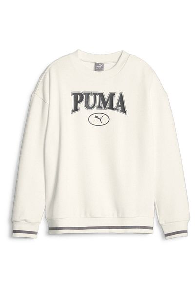 Puma Blúzka Puma Squad Crew G teplá, biela, detská