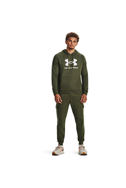 Under Armour Hood Under Armour Rival Fleece Logo Hd, Green, Men