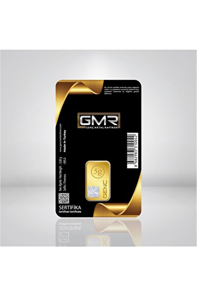 Genç Altın 5 gr 24 Ayar Gram Külçe Altın