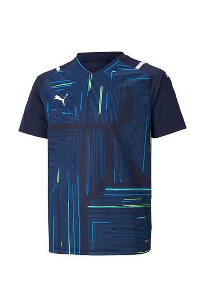 Puma Tričko Teamultimate Jersey Jr, modré, dětské