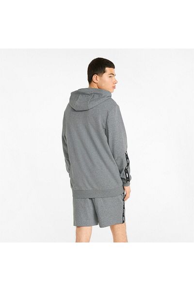 Puma Kapuce Puma ESS Tape, šedá, pánská